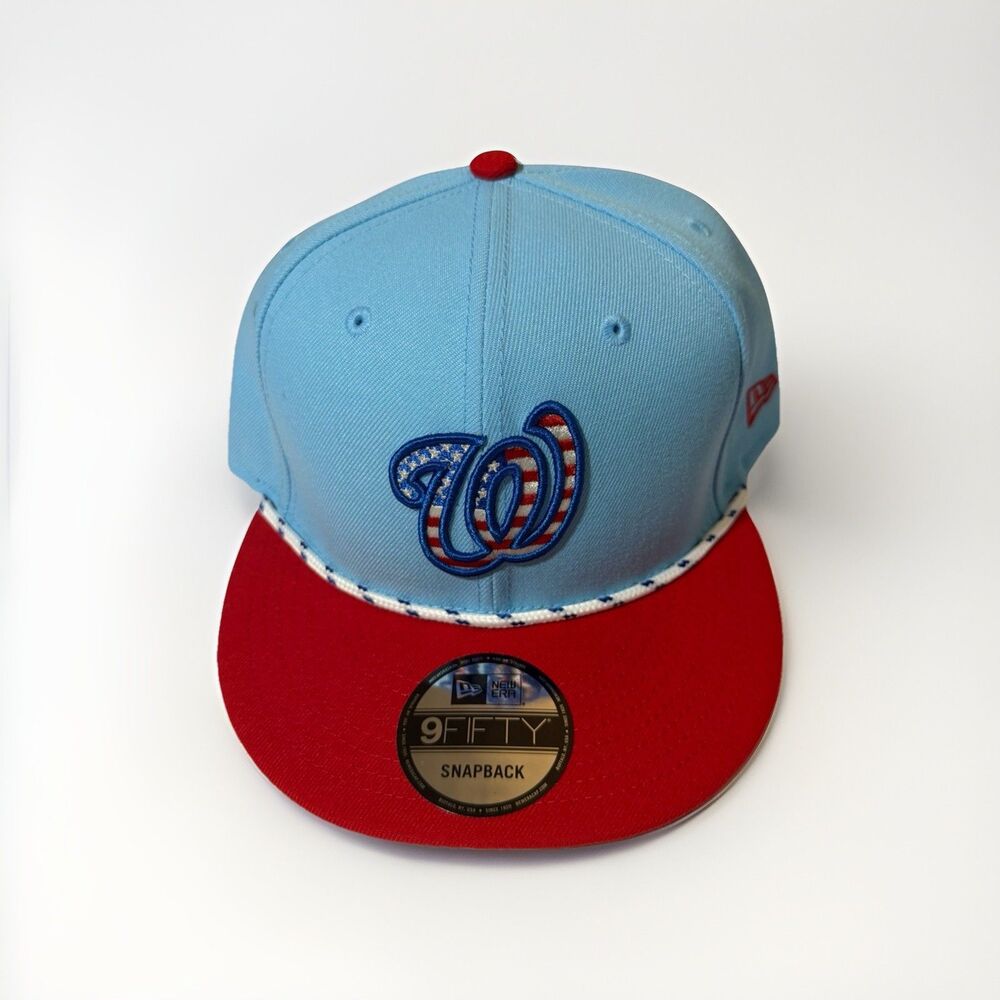 New Era Washington Nationals 9FIFTY Independence Day 4th Of July Snapback Hat